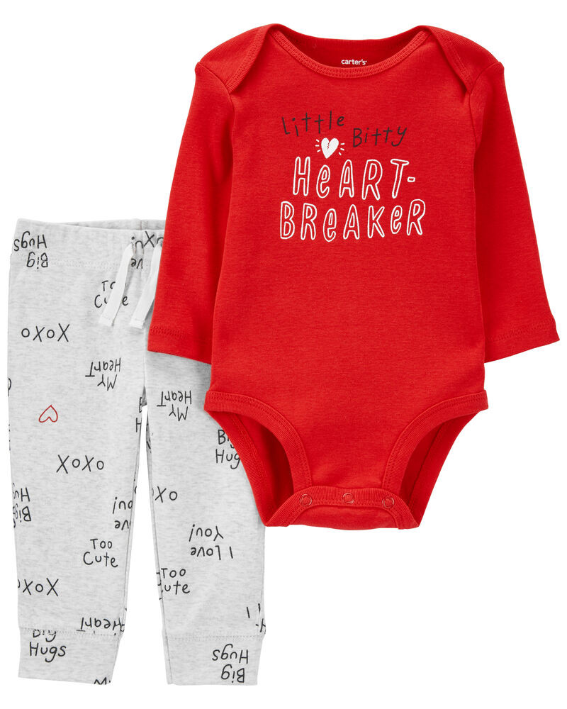 2-Piece Valentine's Day Bodysuit Pant Set | Carter's