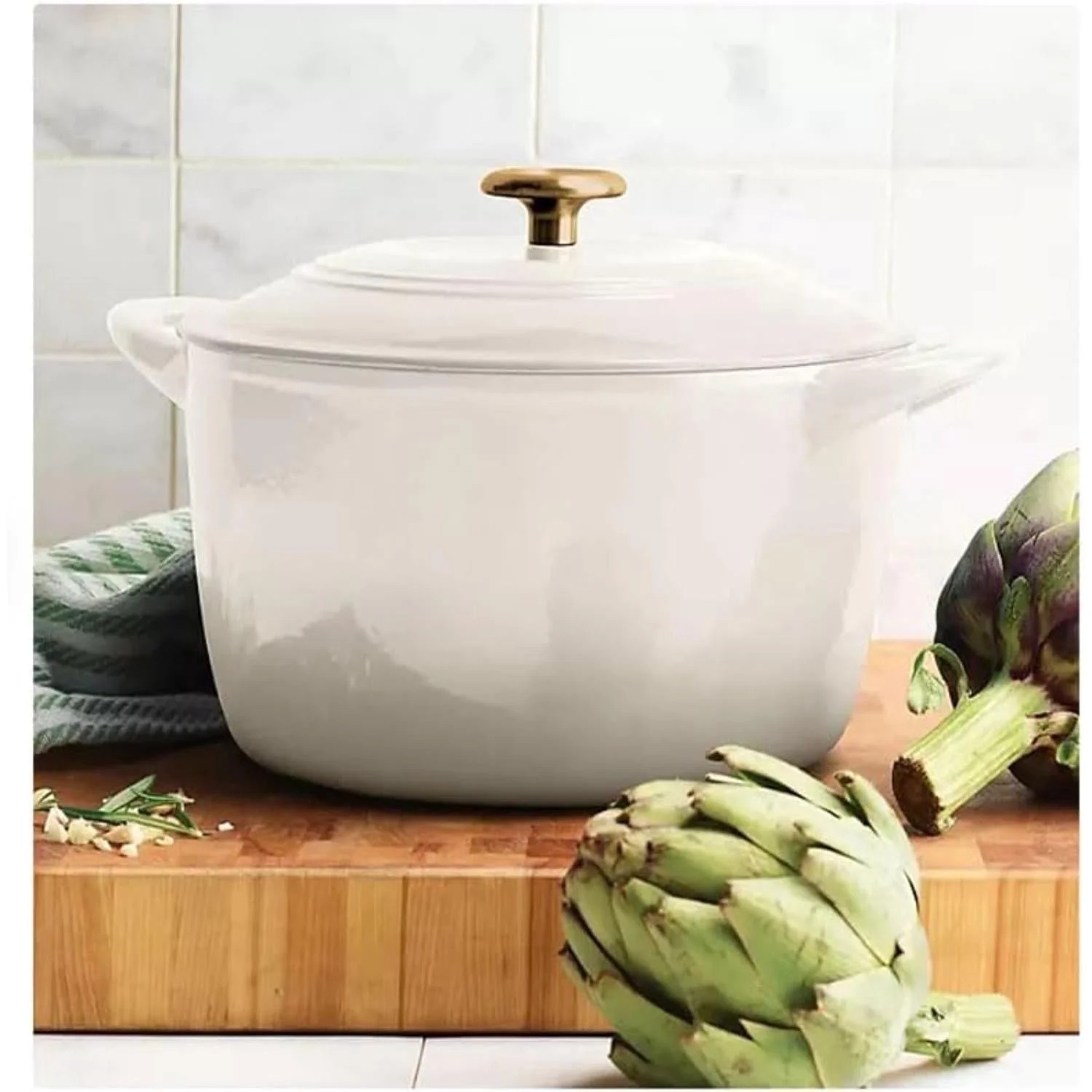 Tramontina 80131/503 Enameled Cast Iron 7-Quart Covered Round Dutch Oven | Walmart (US)