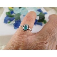 Turquoise Ring>925 Sterling Silver Ring, Genuine Ring, Southwestern Ring, Native, Dainty Ring, Boho, Minimalist, Turquoise, 925 | Etsy (US)