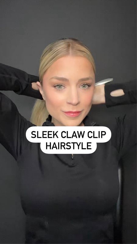 sleek claw clip hairstyle 

#LTKsalealert #LTKbeauty #LTKGiftGuide