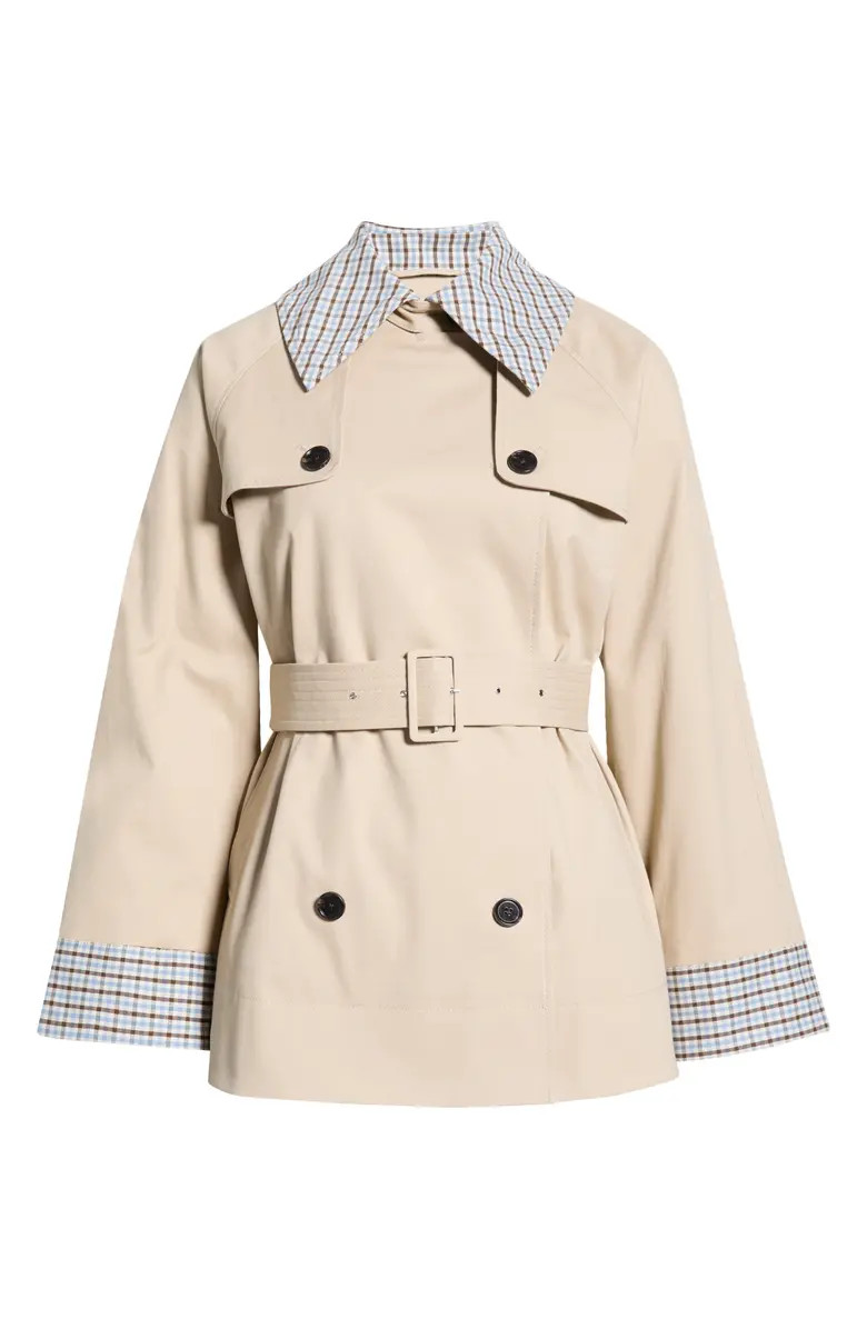 Lucien Belted Crop Trench Coat | Nordstrom
