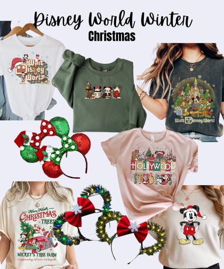 Disney world winter, Christmas, holiday, family shirts, Disney shirts 

#LTKtravel