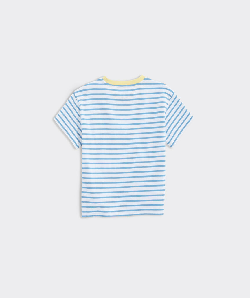 Girls' Boxy Whale Patch Tee | vineyard vines