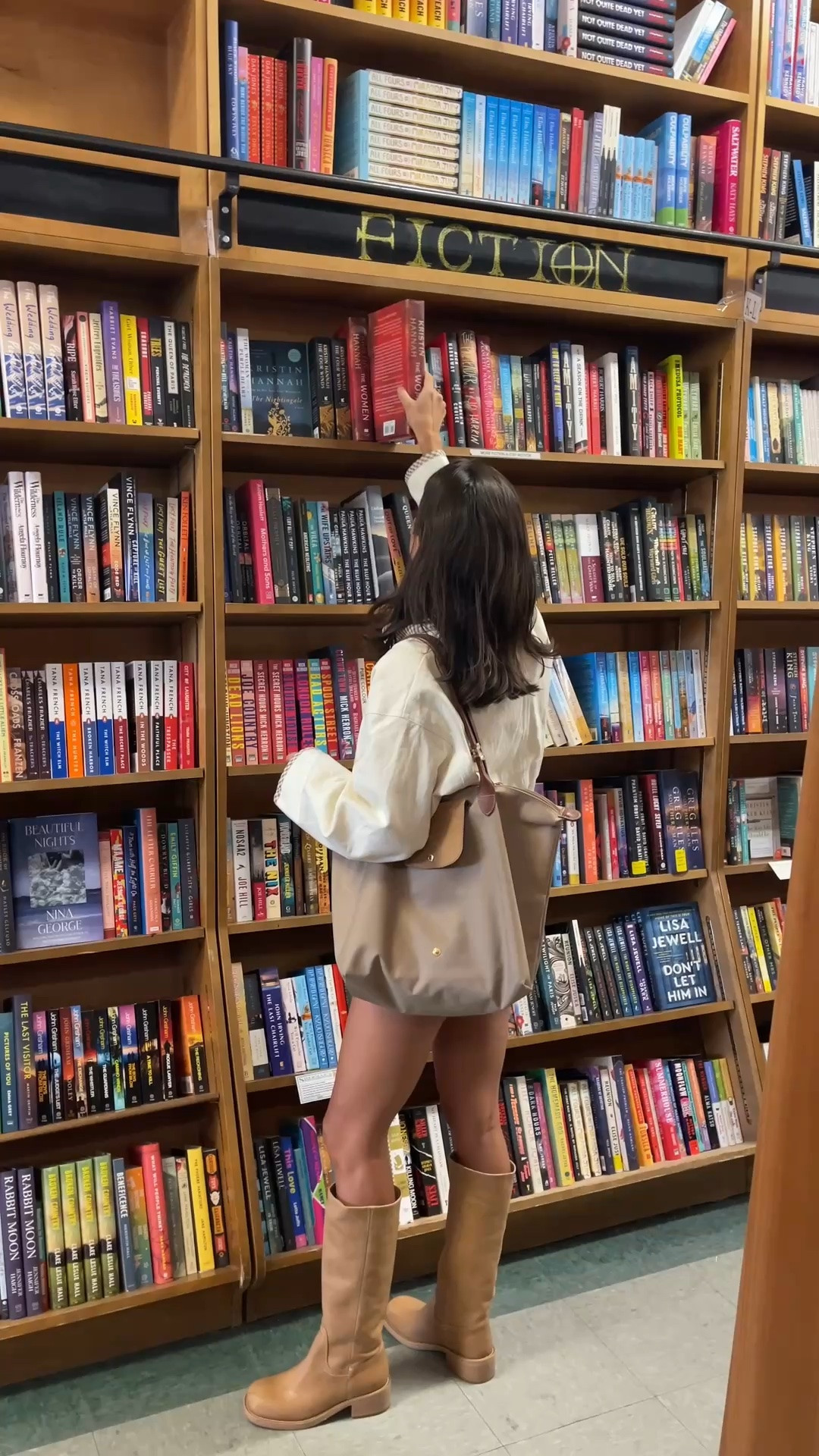 [9/29/26] from our Maine trip last October 🍂 

• jacket is restocked in taupe/olive combo and sweater tee is fully stocked in white and brown. Boots are the Riggs Banana Leather boots from Steve Madden, also come in four other color options! shorts are no longer available but linking similar options | @greybandit code is always VIV15 • jacket: xs, it is lightweight SO cute, restocked in taupe/olive • sweater top: xs • shorts: xs • boots: true to size (steve Madden Riggs) I linked them on different sites bc of sizing / calf availability

#LTKSeasonal #LTKTravel #LTKSaleAlert