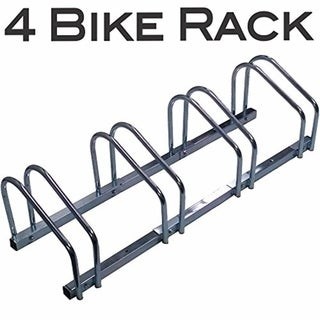 Click for more info about EasyGo Floor Stationary Four Bike Wheel Rack Indoor Outdoor Bike Stand
