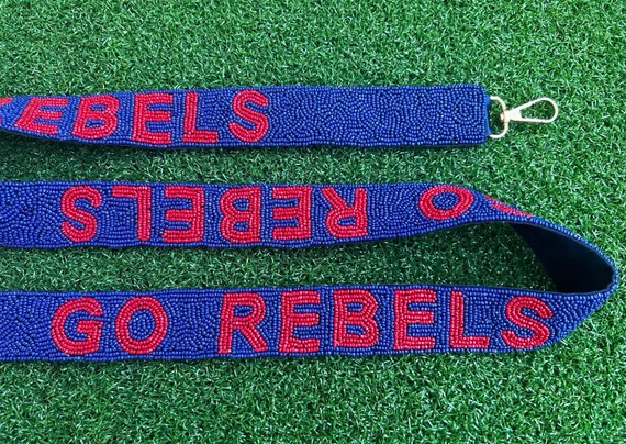 Ole Miss Bag Strap Go Rebels Bag Strap Ole Miss Back to - Etsy | Etsy (US)