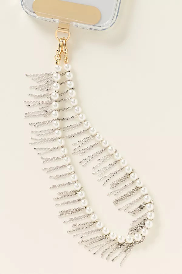 Pearl Fringe Phone Chain | Anthropologie (US)