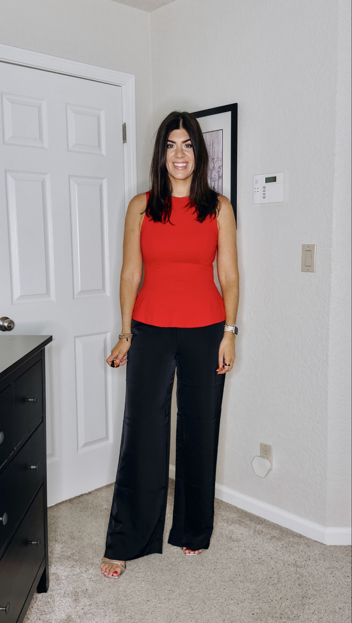 50% off old navy sale
In a medium tall peplum top and medium tall satin pull on pant


#LTKMidsize #LTKWorkwear #LTKSaleAlert