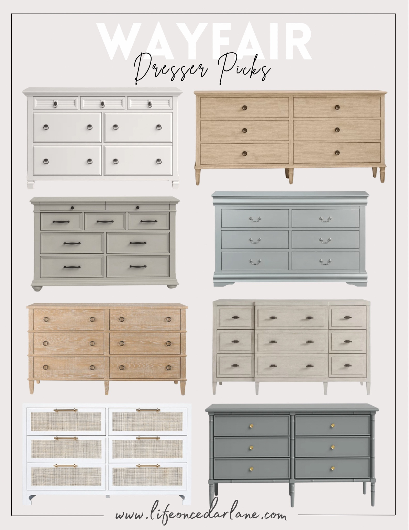 Wayfair Dresser Picks- check out our faves! Perfect for your primary room, kids bedroom & guest bedroom. Some on sale too!

#furniture #bedroomrefresh #designinspo #homedecor

#LTKhome #LTKsalealert