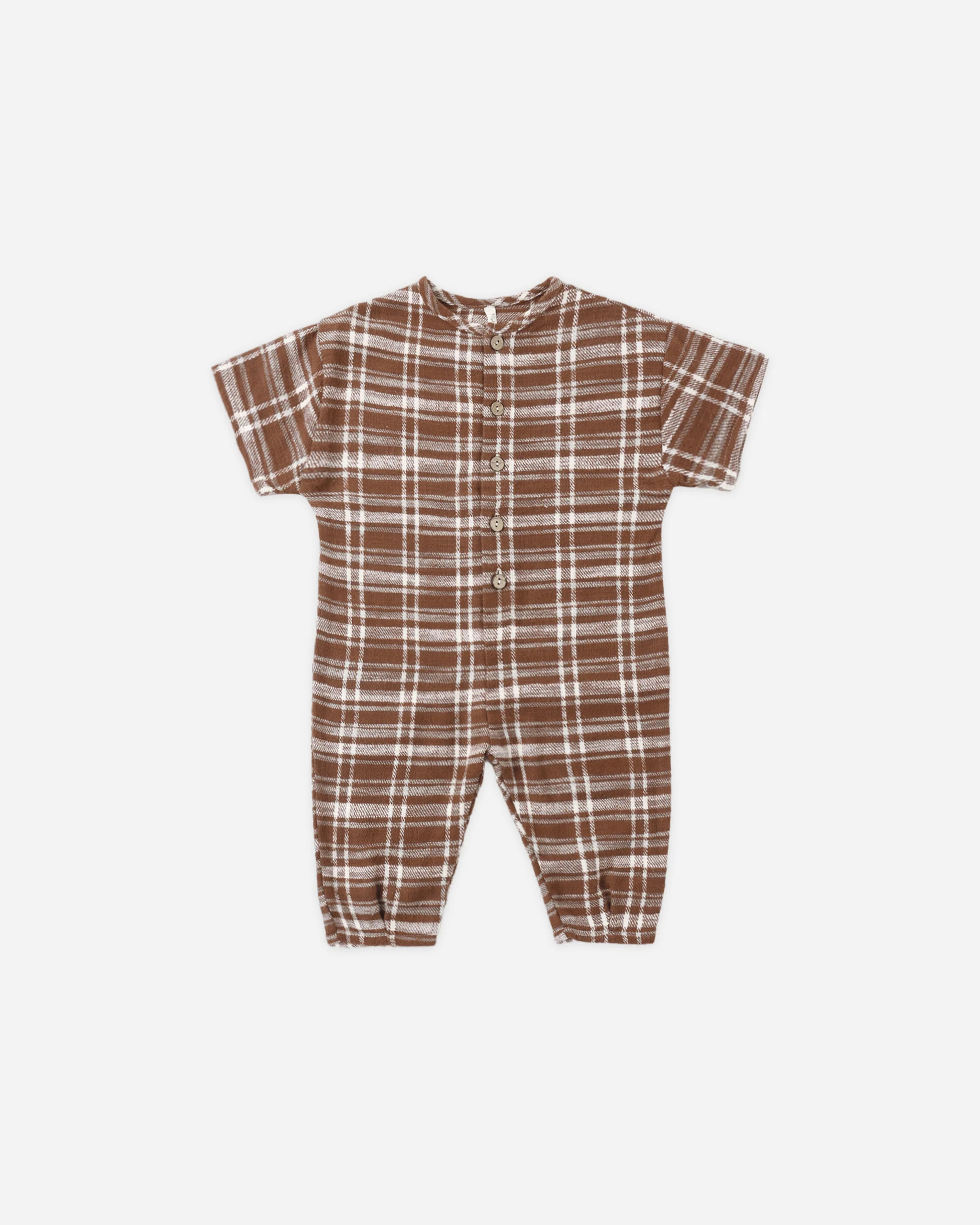 Hayes Jumpsuit Aspen Plaid | Rylee + Cru
