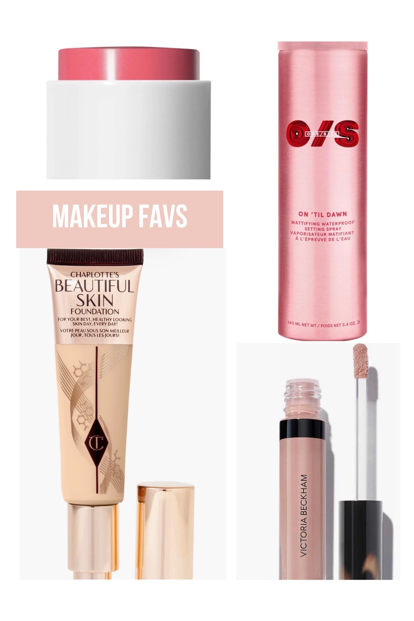 Makeup faves on repeat 🤍
Charlotte Tilbury foundation for that real coverage + glow (skin but better, always).
Makeup by Mario cream blush because it melts in and leaves the skin silky, soft, and naturally flushed.
Victoria Beckham lip gloss for that buttery, smooth shine that lasts—no constant reapplying.
Locked in with Patrick Starrr One/Size finishing spray so it stays put all day.

Links below to shop everything ✨

#LTKgrwm #LTKBeauty #LTKootd