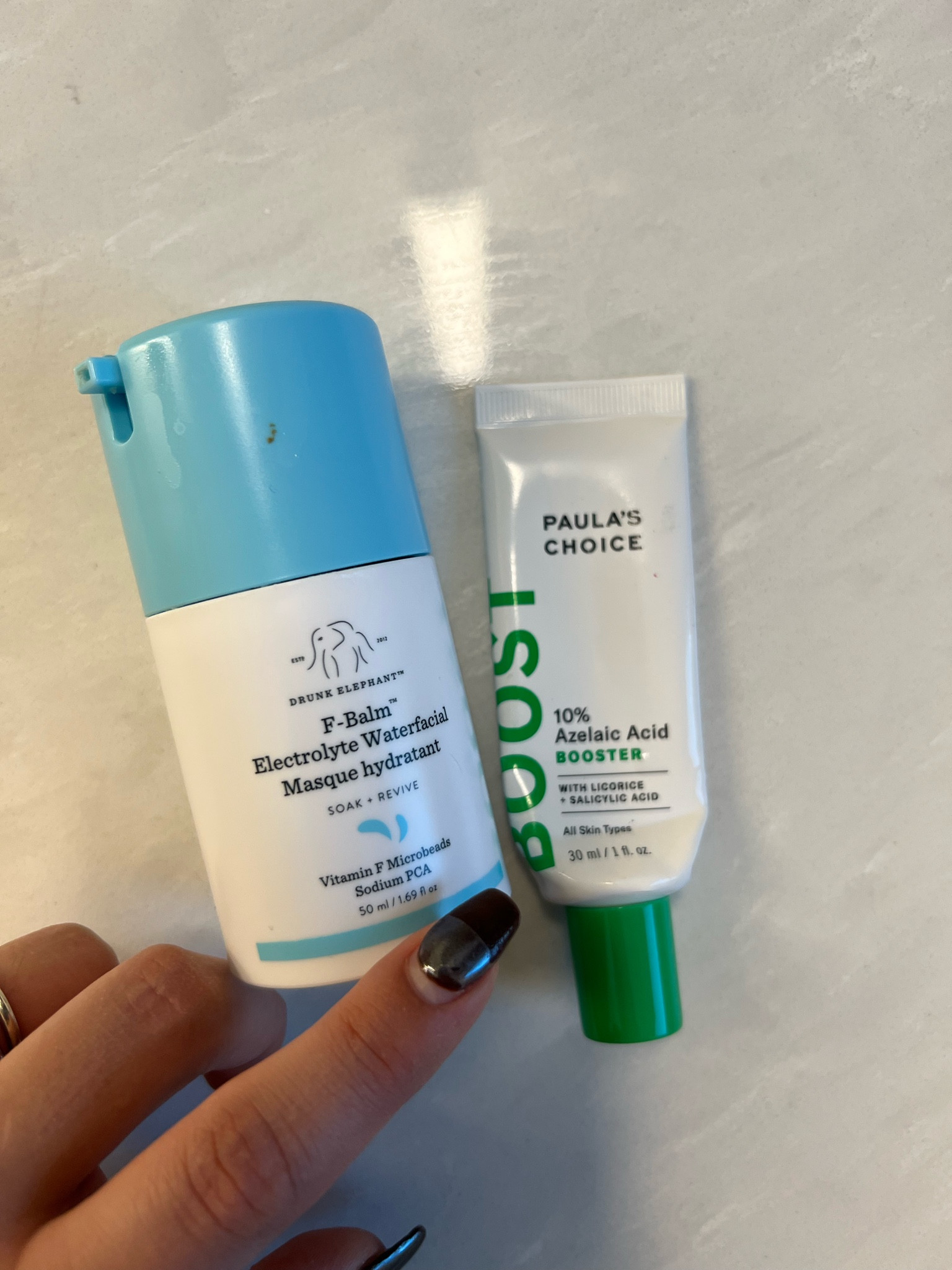 Recent skin care  empties I will be restocking

Drunk elephant hydrating mask- it’s so moisturizing, especially when mixed with the drunk elephant face oil 

Paula’s choice azelaic acid - affordable and good size since I only use this in the morning on top of vitamin c serum. 





#LTKbeauty
