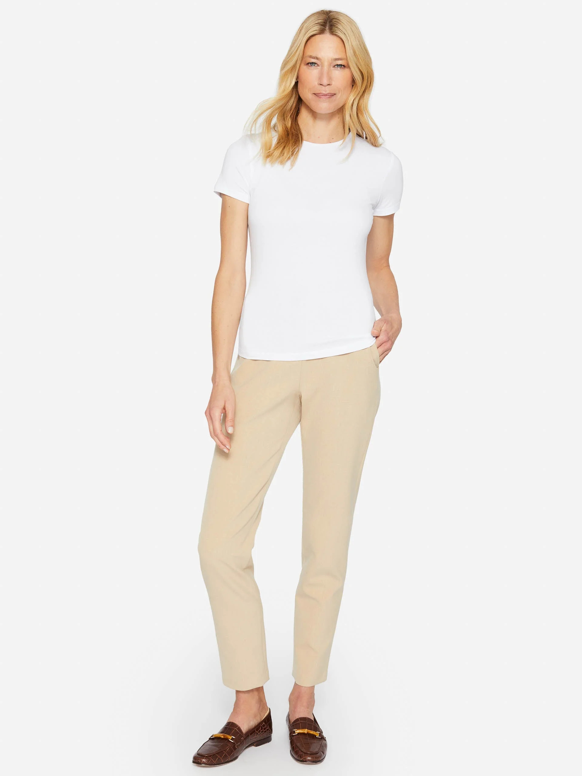 Allie Cap Sleeve Tee | J.McLaughlin