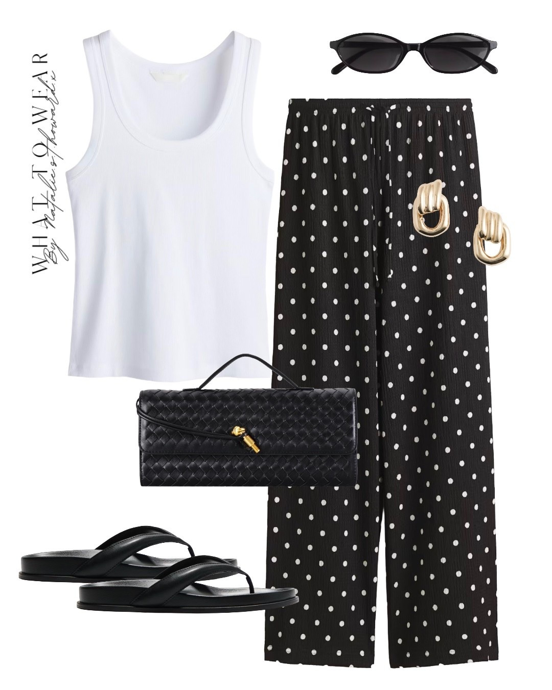 Simple spring outfit idea styling these comfy polka dot trousers . The entire outfit including accessories is £76! 

#LTKstyletip #LTKuk #LTKspring
