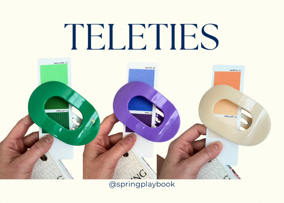 Teleties Flat Clips are my new fav hair clip! The large actually holds my thick hair. Bonus, I can lay on the couch with it in my hair & its flexible prongs are durable enough to throw in my bag!

Arnold Palmer collection - #hocleafgreen & perfect for any golf girlie
Antigua - spring purple!
Almond - #hoclightpeach

#createdcolorful #createdcolorfulspring #hocspring #tcispring #pcaspring #lightspring #warmspringg #truespring #brightspring #clearspring #paintboxspring #bluespring

#LTKbeauty #LTKstyletip #LTKtravel