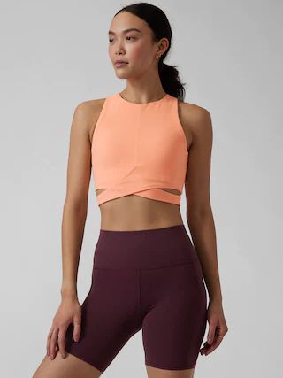 Conscious Crop Cut Out Bra A-C | Athleta