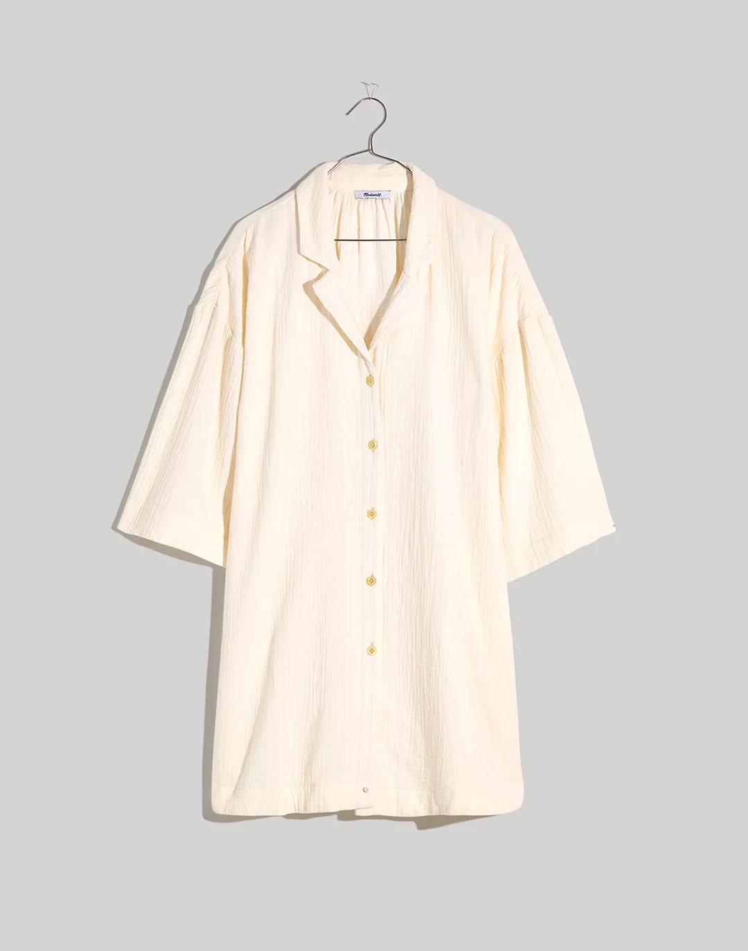 Lightspun Cover-Up Mini Shirtdress | Madewell