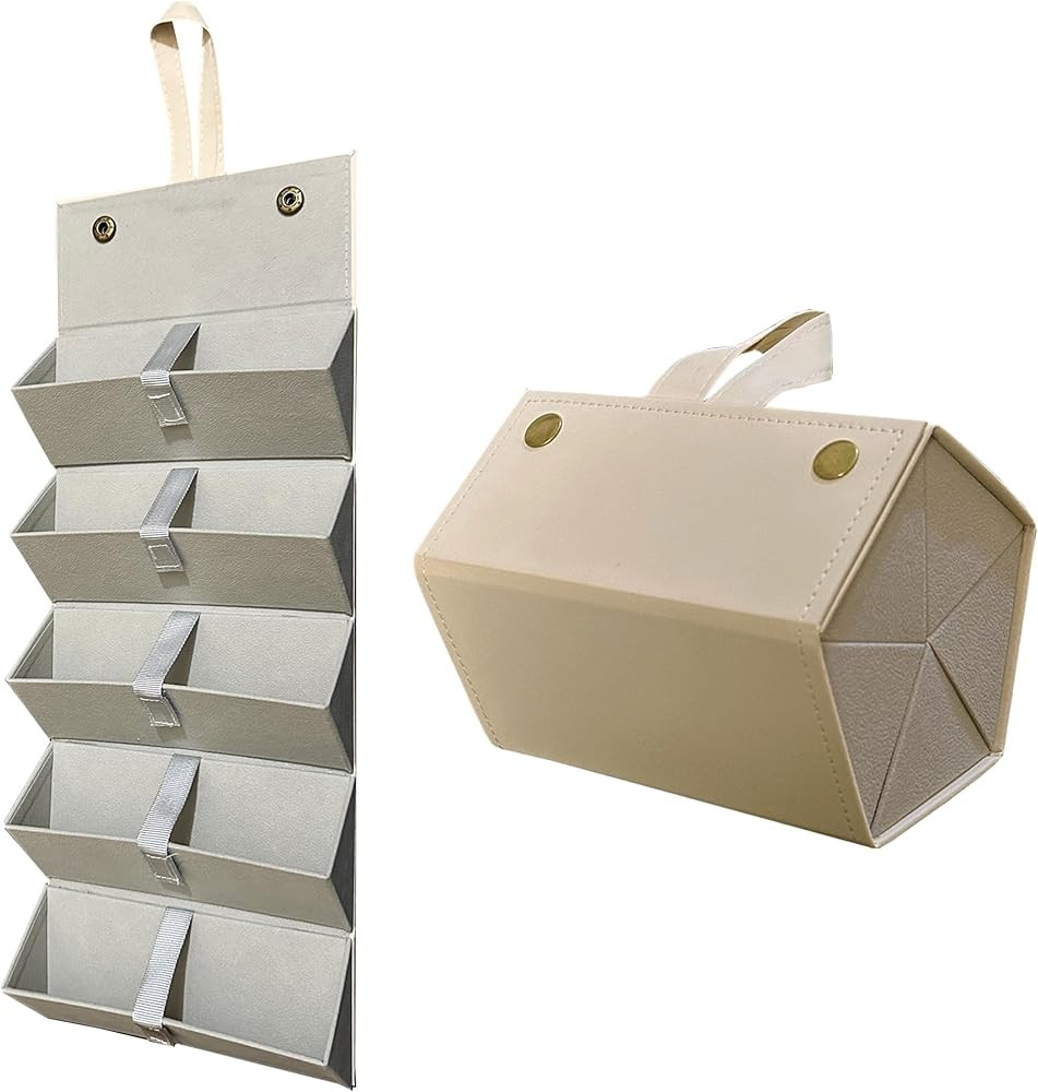 Longjet Sunglasses Organizer Travel Glasses Case 5 Slots Multiple Pairs Eyeglasses Storage Box Ha... | Amazon (US)