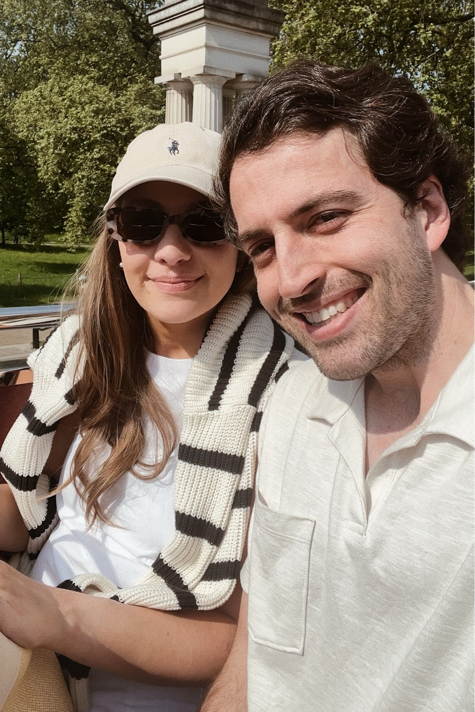 Tortoise sunglasses, polo cap, striped sweater (linked similar) and my favorite white dress from amazon (size small) 〰️

#LTKFindsUnder50 #LTKMens