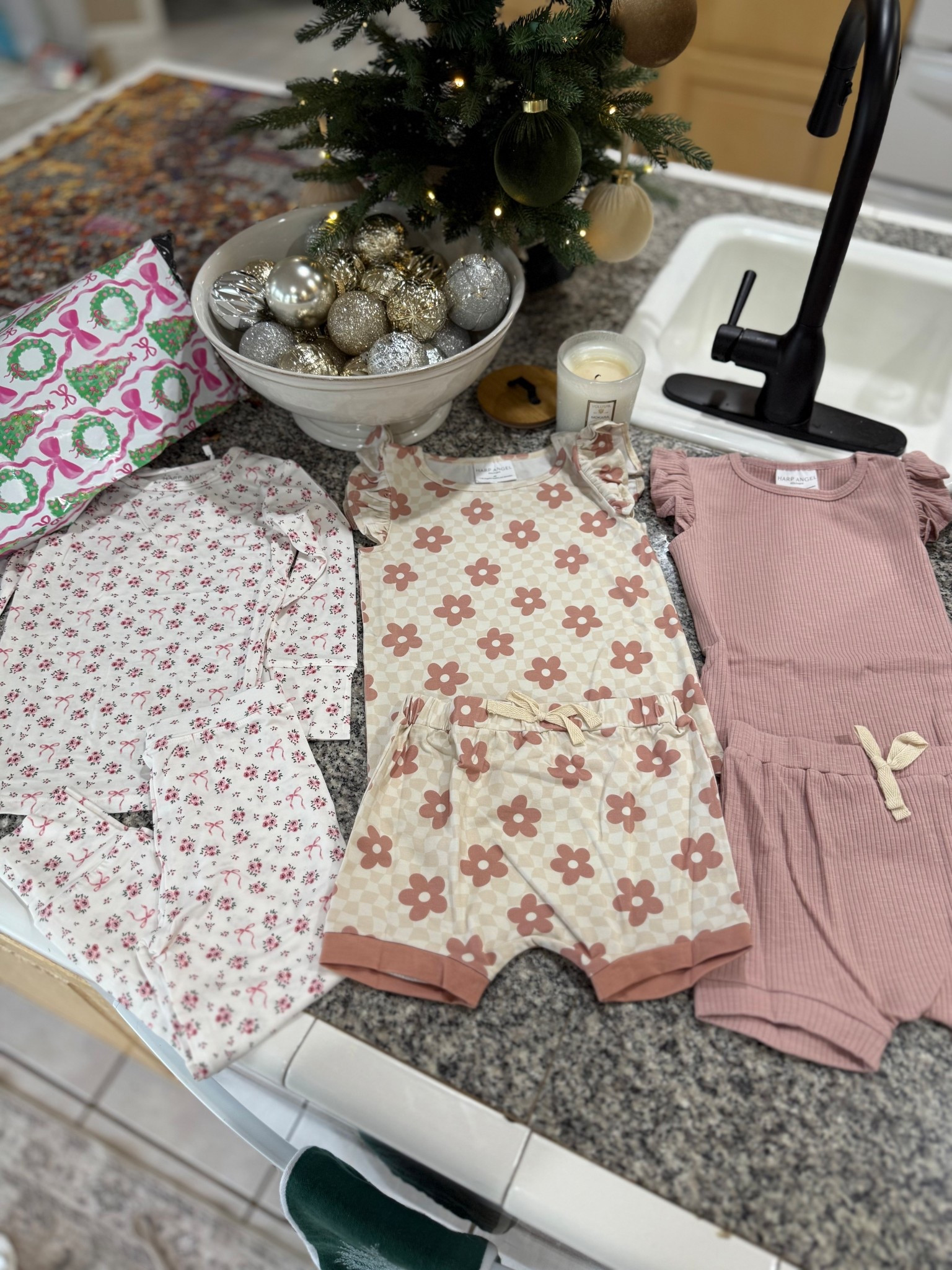 Christmas sales from my favorite boutique I can’t link them, but they’re called harp Angel. Harp Angel.com
Cutest baby girl clothes everything is bamboo/stretchy  
And the sifted materials  

#LTKBaby #LTKKids #LTKSaleAlert