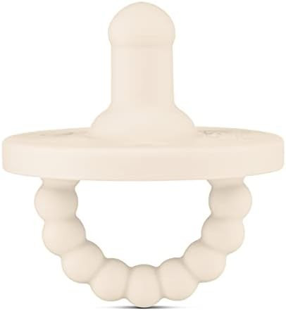 Ryan & Rose Cutie PAT Pacifier Teether (Stage 1, Ivory) | Amazon (US)