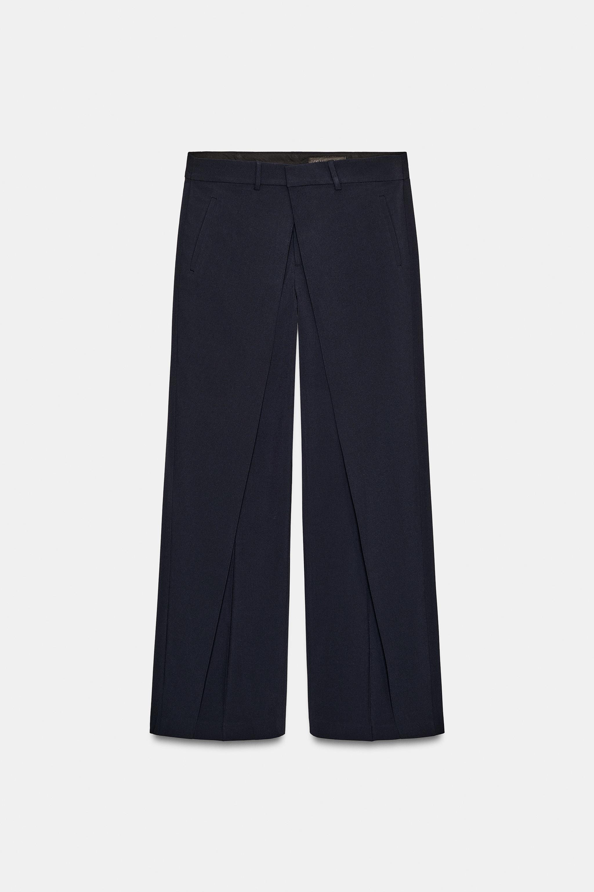 PLEATED WIDE-LEG TROUSERS ZW COLLECTION | Zara UK