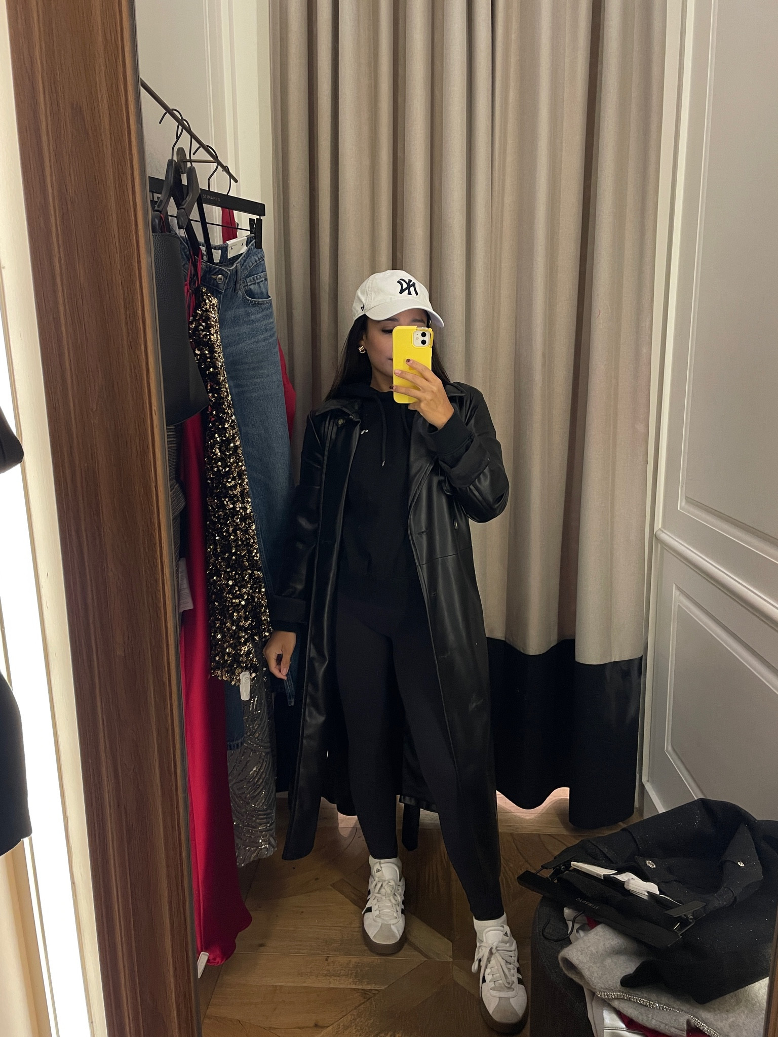 Fall outfit - faux leather coat - trench coat - trench coat outfit - fall fashion - fall style 

#LTKautumn #LTKstyletip #LTKcanada