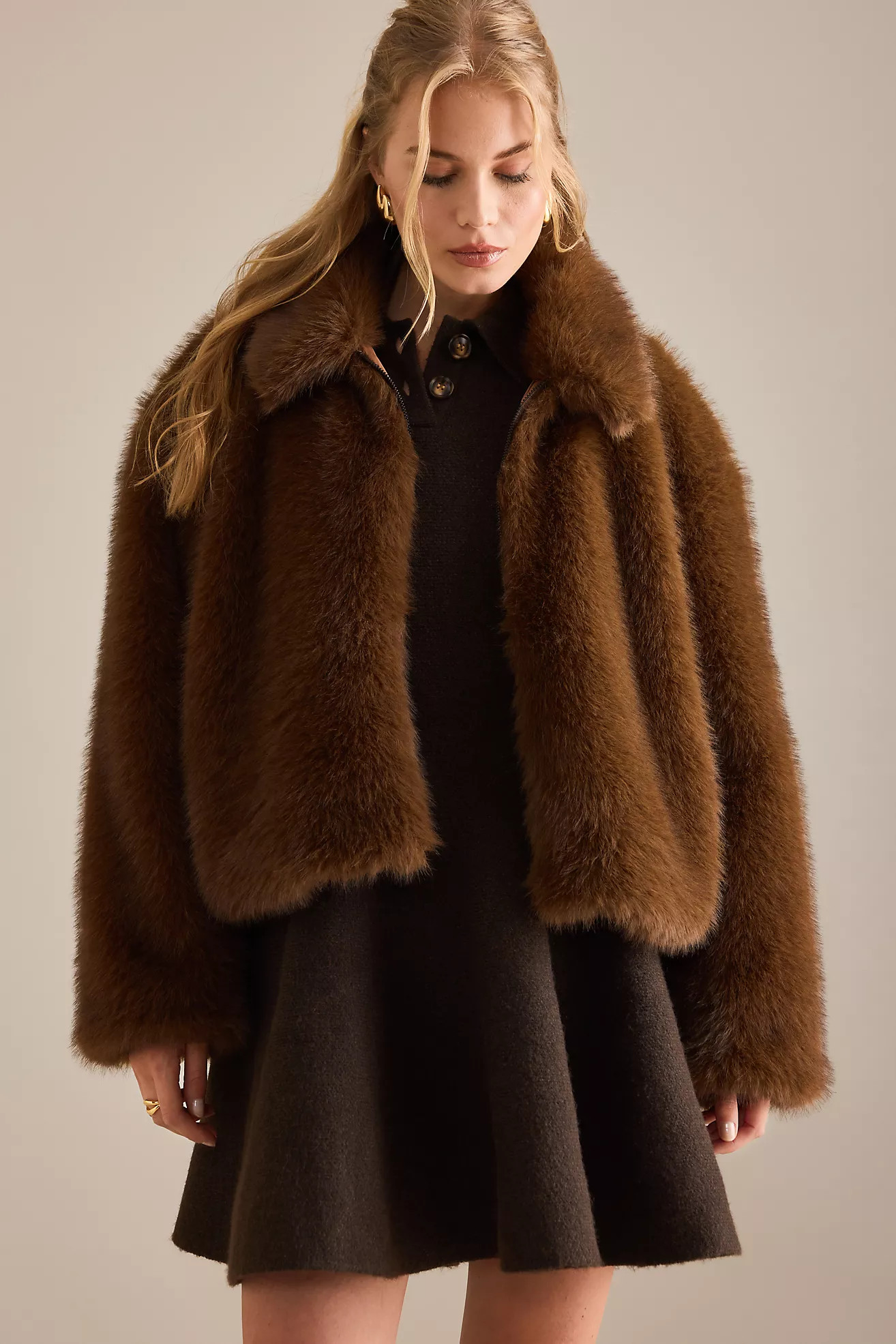 Bardot Sylvie Faux-Fur Jacket | Anthropologie (UK)