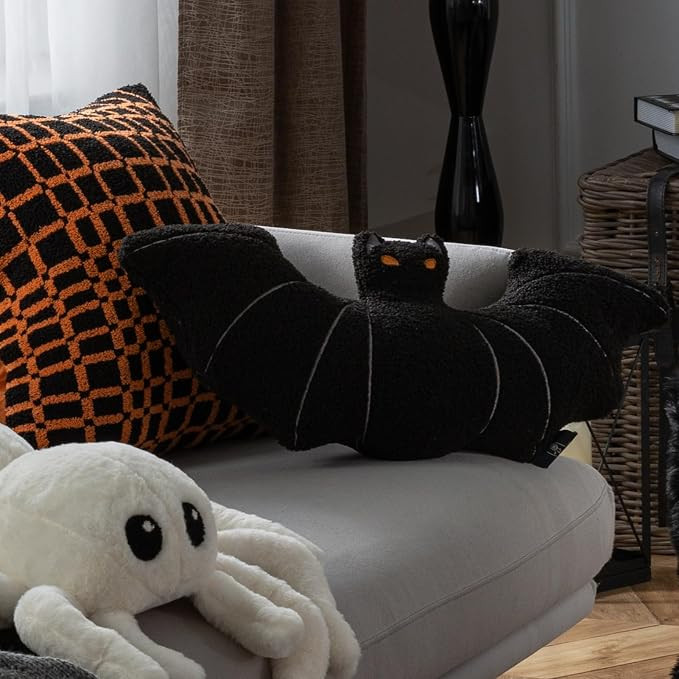 Okay but these Amazon Halloween pillows are giving designer vibes without the designer price 🖤 from chic skull prints to soft fleece skeleton cushions… everything feels high-end and cozy.

#amazonfinds #potterybarnstyle #spookycute #cozyfallhome #halloweendecor #ltkdecor #homeinspo #fallaesthetic #cozyvibes #decorfinds 

 #LTKSeasonal #LTKHome #LTKSaleAlert