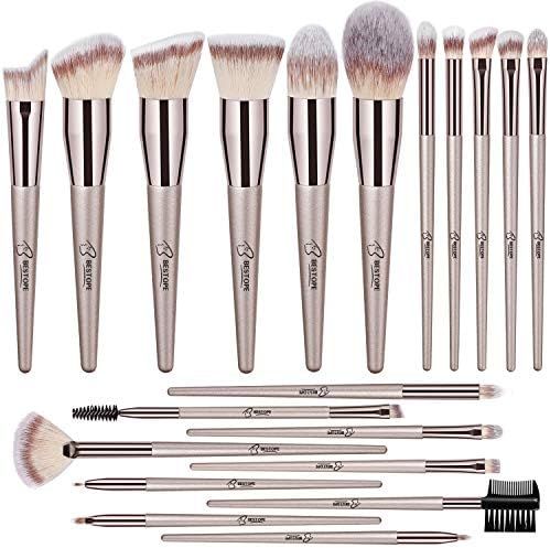 BESTOPE Makeup Brushes 20 PCs Makeup Brush Set Premium Synthetic Contour Concealers Foundation Po... | Amazon (US)