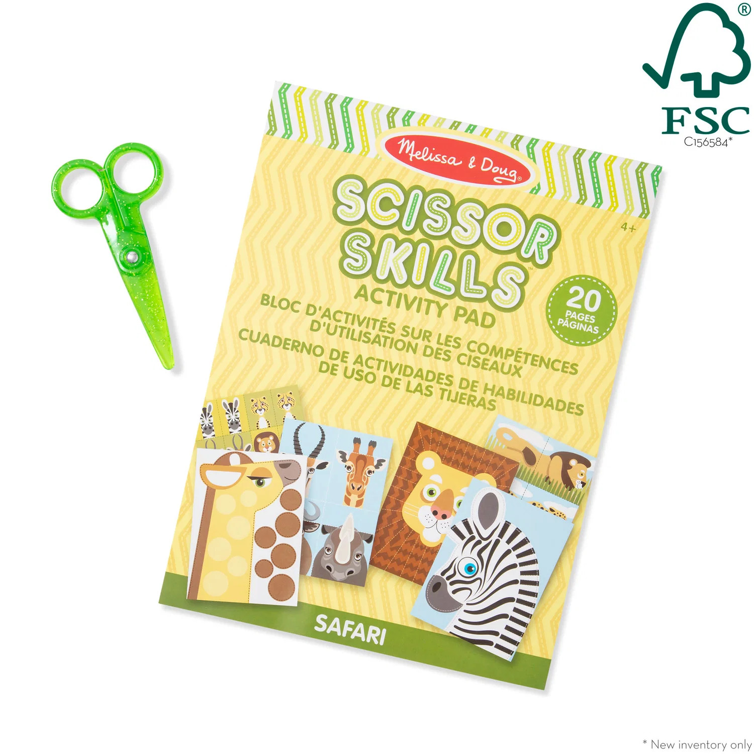 Safari Scissor Skills Activity Pad | Melissa and Doug