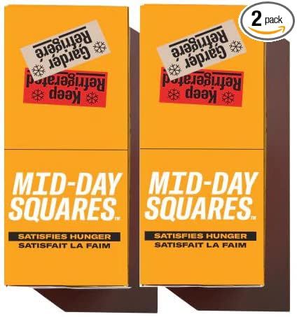 Mid-Day Squares High Protein Chocolate Bars, 1.16 Oz Each, 2 Pack, 24 Squares, Peanut Butter Flav... | Amazon (US)