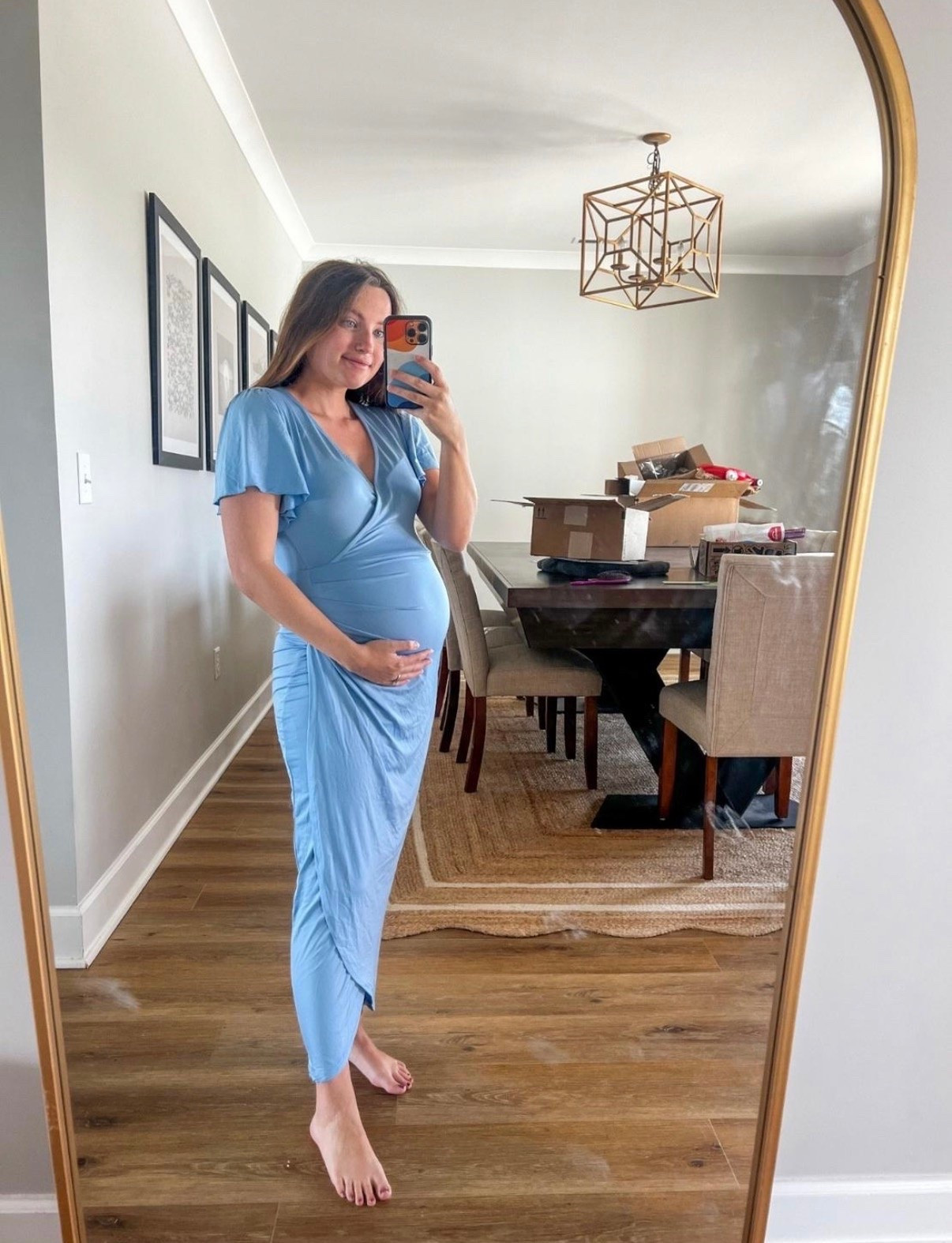 Maternity dress! Wearing a size small, from Amazon! 
Amazon dresses, Amazon maternity, Amazon bump, Amazon bump friendly dress, Amazon dress, Amazon wedding guest dress, maternity wedding guest dresses, midi dress, mermaid dress, baby shower dress, blue dresses, fall dress, fall dresses, what I wore #LTKFindsUnder50

#LTKWedding #LTKBump #LTKSeasonal