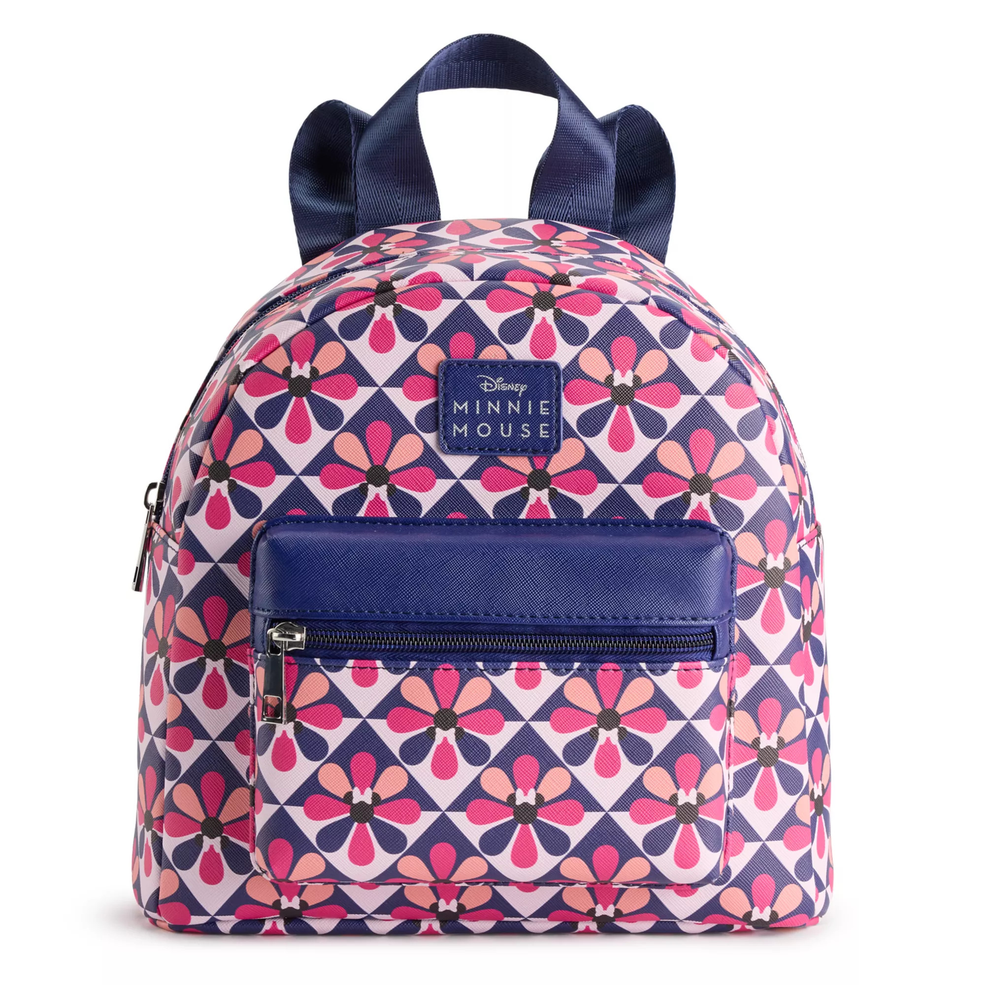Disney's Minnie Mouse Floral Retro Print Mini Backpack | Kohl's