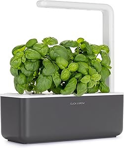 Click & Grow Indoor Herb Garden Kit with Grow Light | Smart Garden for Home Kitchen Windowsill | ... | Amazon (US)