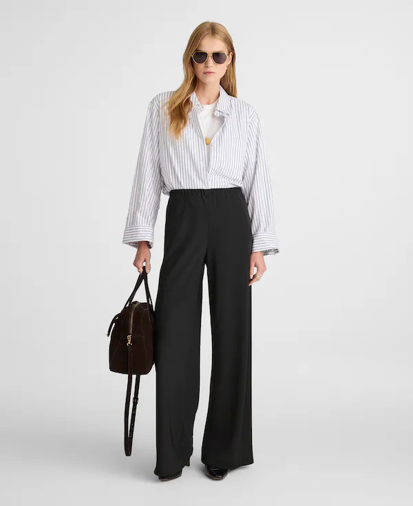 Pull-On Pants in Crêpe | Madewell