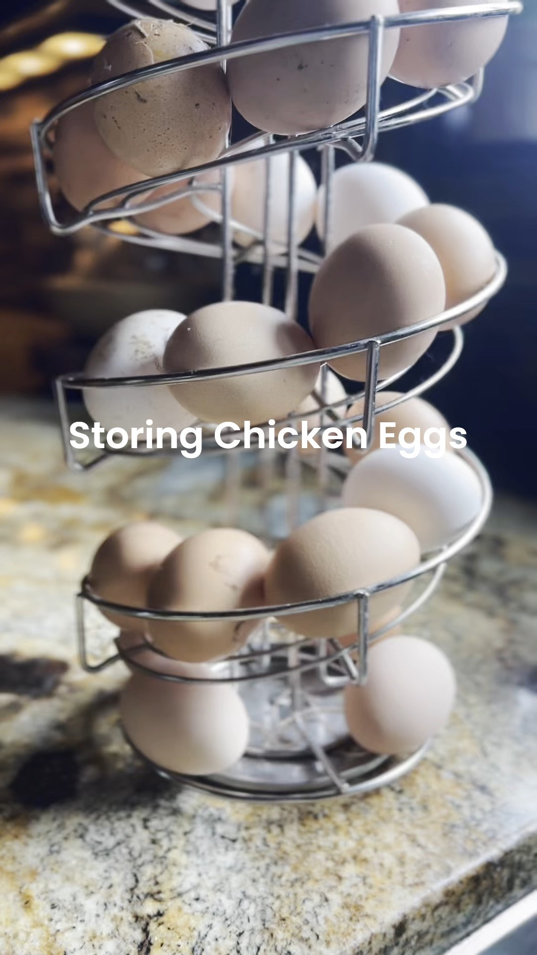 Got eggs? Good think they store well! Farm fresh, unwashed: 3 weeks on the counter. Farm fresh washed eggs: up to 5 weeks. Freeze dried (you need a freeze drying machine) if stored in an airtight container with an oxygen absorber they can last up to 25 years! Err on the side of caution and try to eat them up (just add water) in less than 10 years. Comment “link” and I will DM you my egg storage tools. 


#homesteading #kitchenstorage #eggs

#LTKFamily