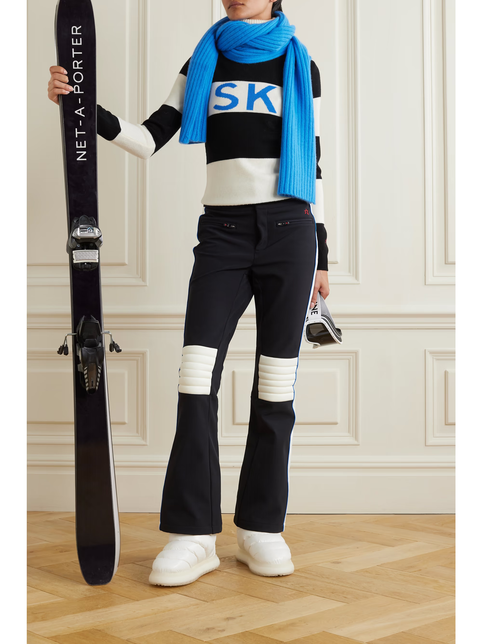 Pull à col roulé en laine mérinos intarsia à rayures PERFECT MOMENT pour femme | NET-A-PORTER | NET-A-PORTER (UK & EU)