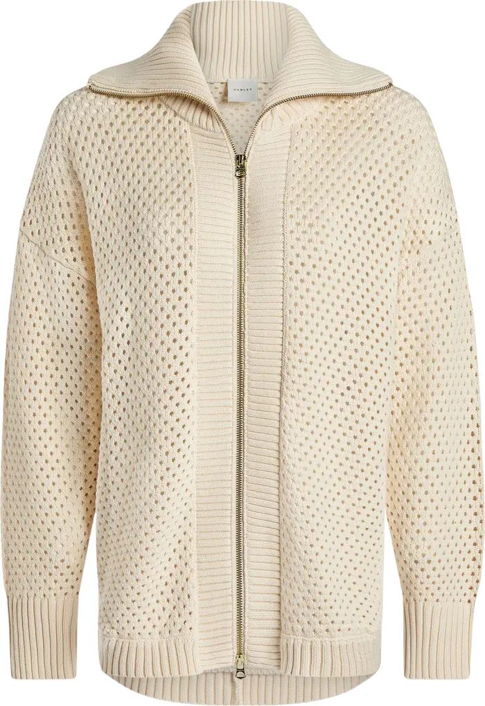 Varley Finn Longline Knit Jacket | Nordstrom | Nordstrom