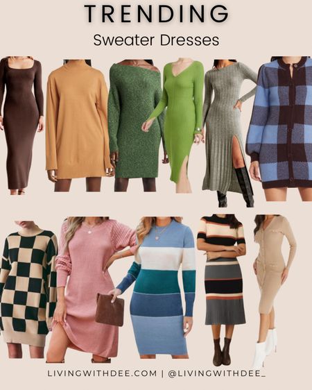 Trend Alert: Sweater Dresses

Target | Abercrombie | Nordstrom | Winterr

#LTKfindsunder50 #LTKfindsunder100 #LTKsalealert