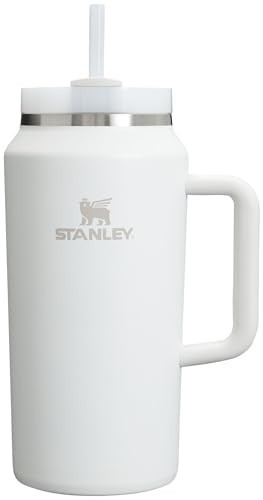 Stanley Quencher H2.0 Tumbler with Handle & Straw 64 oz | Flowstate 3-Position Lid | Large Capacity for Travel & Sports | Insulated Stainless Steel Cup | BPA-Free | Frost | Amazon (CA)