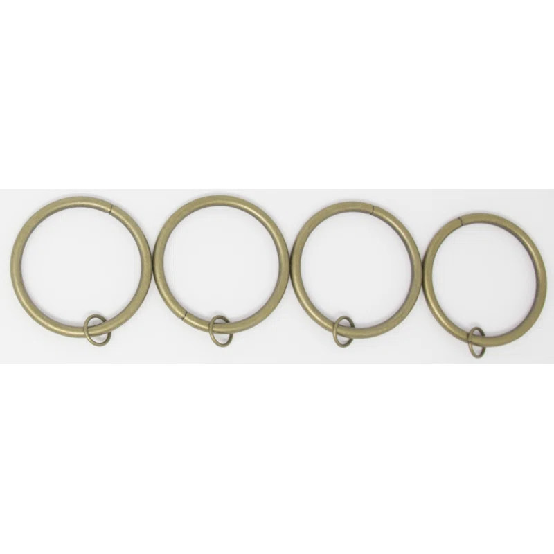 Mcclure Metal Curtain Ring (Set of 16) | Wayfair North America