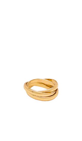 Leah Ring in Gold | Revolve Clothing (Global)