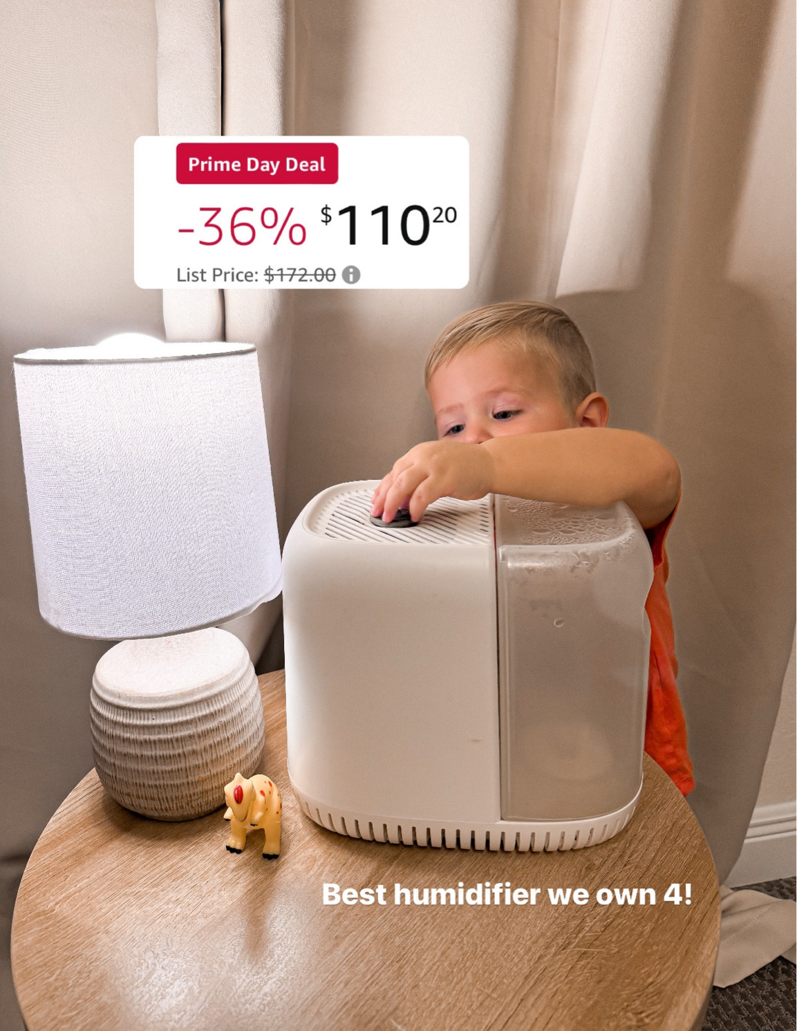 Hands down best humidifier! Been using for years! Have them in all 3 of the kids rooms plus mine seriously helps with dry skin! // code lifestylewithkara on their website but also linked prime day deal!

#LTKBeauty #LTKBump #LTKBaby