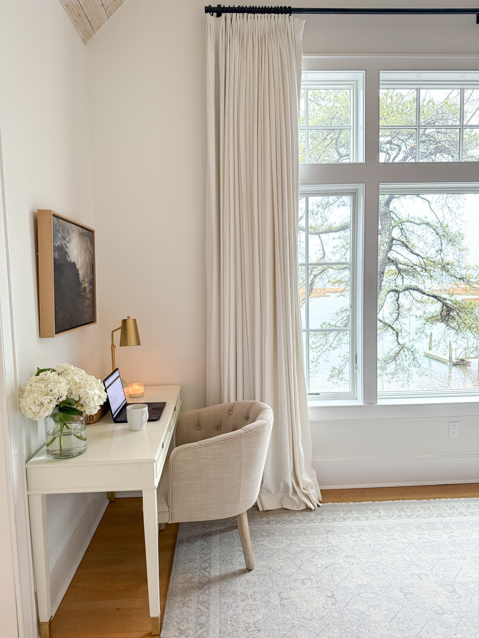 Cozy work from home setup! 💻 I’ve been obsessed with this desk for years! 
 

#LTKHome