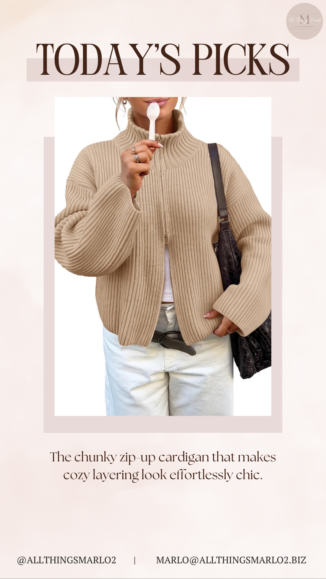 The chunky zip-up cardigan that makes cozy layering look effortlessly chic. 

 #LTKSeasonal #LTKWorkwear #LTKTravel