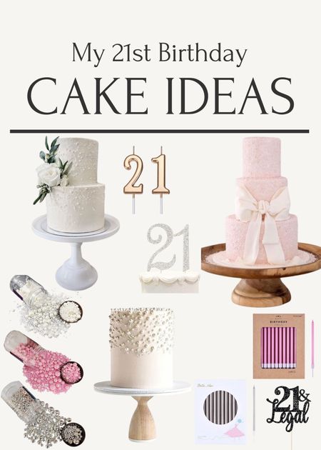 Birthday Cake Ideas!! #birthdaycake #21stbirthdaycake #cakedecorating #birthdaycakedesign #baking #cake 

#LTKfindsunder50 #LTKparties #LTKU