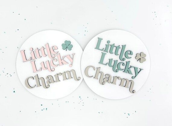 Lucky Little Charm Sign | St Patricks Decor | St Patricks Sign | Kids Shelfie Sign | Bookshelf Si... | Etsy (US)