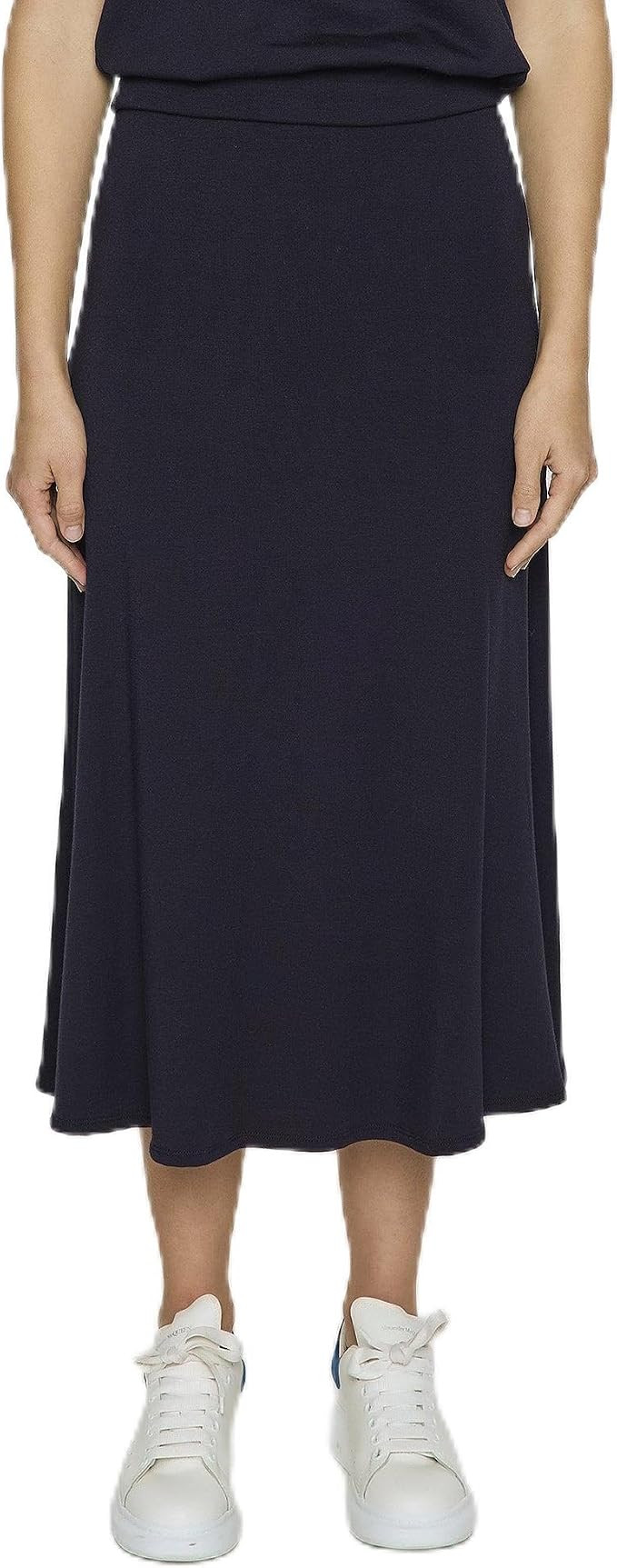 A-Line Skirt | Women's Flowy Midi Skirt | Soft Modal High Waisted Essential | Amazon (US)