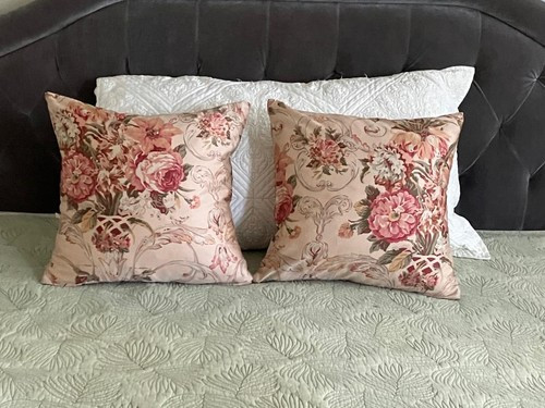 RALPH LAUREN GUINEVERE (PAIR) DECORATIVE PILLOWS GOOSE DOWN W/ ZIPPER #214  | eBay | eBay US